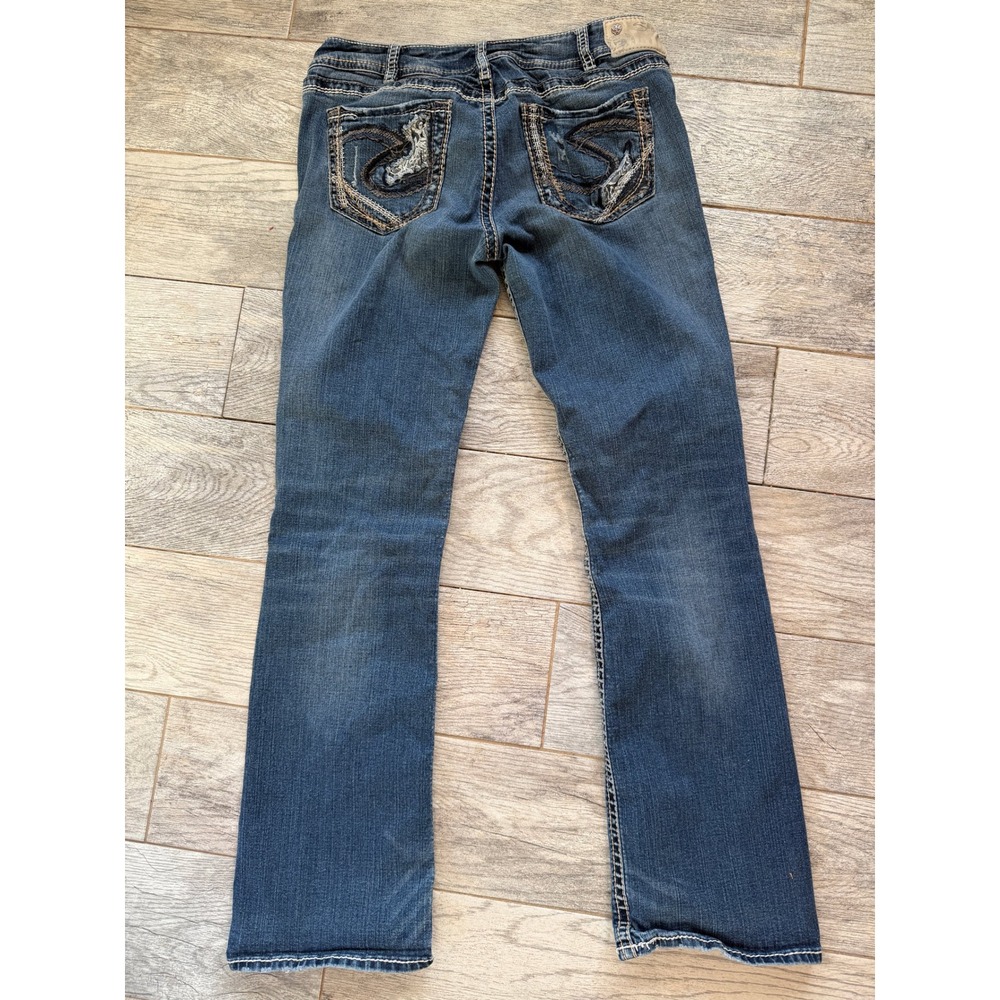 Silver Jeans Suki Slim Boot Bootcut 31 x 33 Denim Womens Western 31x33 Stretch